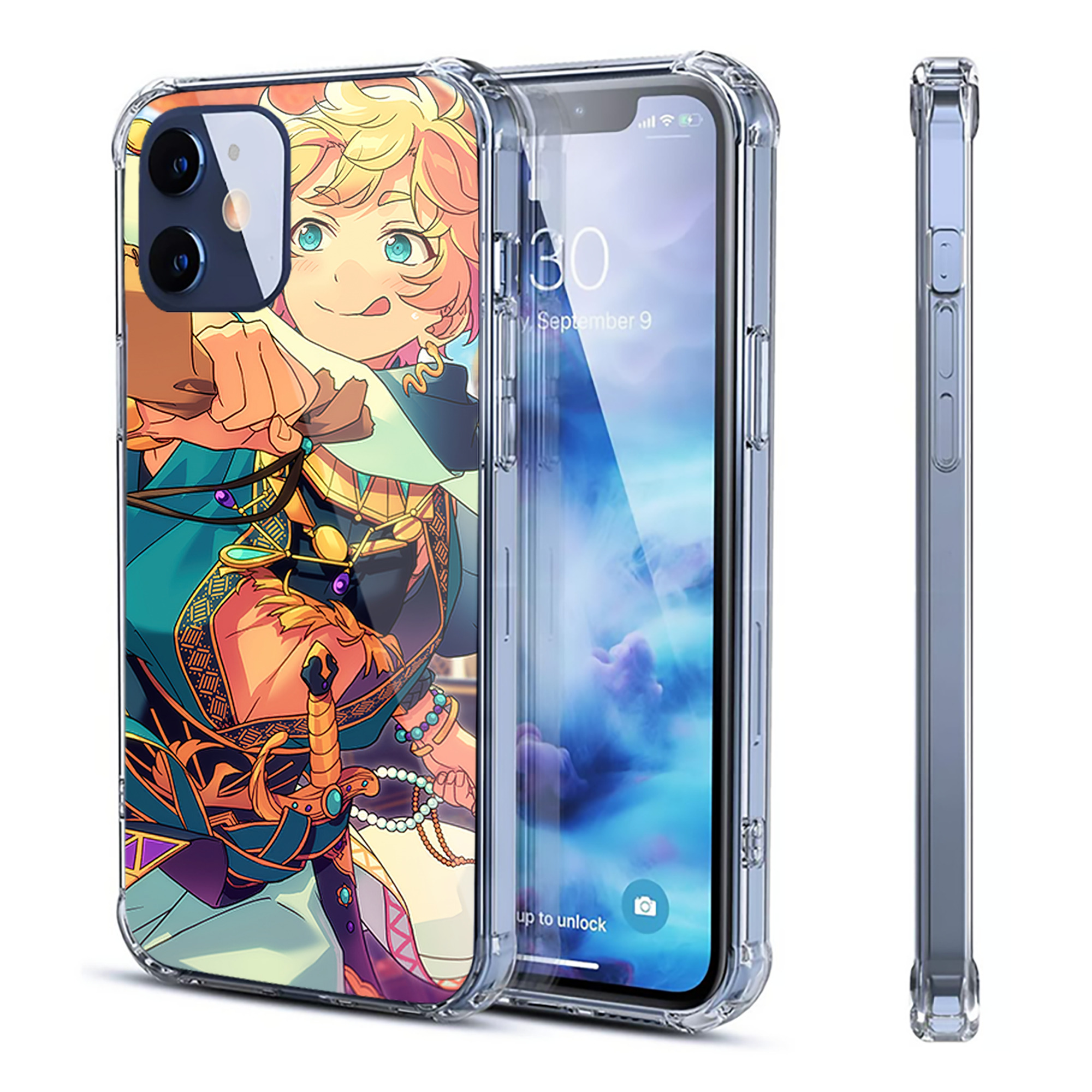 （画像用） あんさんぶるスターズ! Ensemble Stars 【iPhone 12シリーズ対応】透明スマホケース（クリアソフトケース）